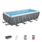 Basen Stelażowy 16 x 8 FT / 488 x 244 x 122 cm Power Steel BESTWAY Set 56670